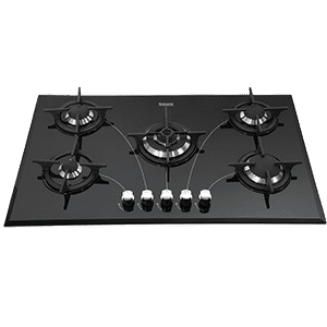 اجاق گاز رومیزی پنج شعله مدل SIG 506W سینجر