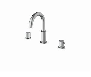 روشویی سه تکه شودر مدل مارینو مشکی طلایی