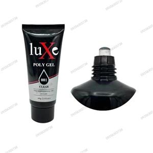 پلی ژل کاشت ناخن برند luxe رنگ کلییر حجم 60میل 