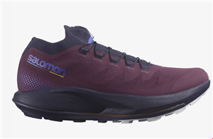 کتانی تریل رانینگ دو کوهستان زنانه سالامون فرانسه SALOMON PULSAR TRAIL PRO Trailrunning Schuhe Damen Grape Wine Night Sky Lunar Rock