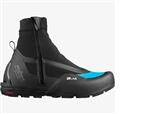 کتانی تریل رانینگ دو کوهستان ساق دار زنانه مردانه سالامون فرانسه SALOMON S LAB X ALPINE MODULAR Trailrunning Schuhe Unisex Black  Black  Blue Danube