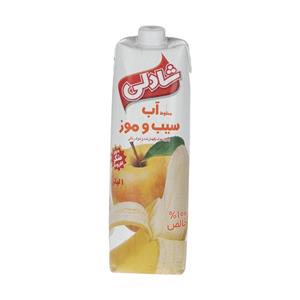 آبمیوه سیب و موز بدون شکر 1 لیتری شادلی Shadlee Apple And Banana Juice 1 Lit