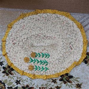 سفره حصیری بیضی