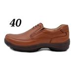 کفش طبی فرزین مدل موناکو بی بندی  رنگ گردویی سایز 40