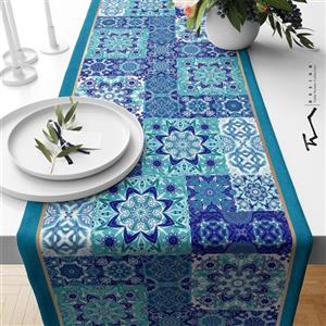 رانر طرح سنتی 4 - سایز 40 در 140 سانتیمتر - جنس دو رو مخمل پورش - کیفیت عالی