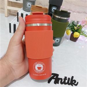تراول ماگ دورسیلیکونی با لبی آسان نوش 