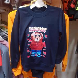 حراج ویژه بلوز شلوار پسرانه بلوزشلوار  بچگانه سایز 45 سایز 50