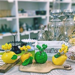 زیتون خوری سرامیکی طرح میوه 