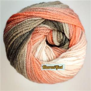 کاموا ترک اسپرت ظریف چند رنگ 100گرمی کد 55430 مارک پاپاتیا باتیک