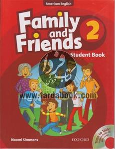 کتاب آموزشی امریکن فمیلی اند فرندز ویرایش قدیم American Family and Friends 2