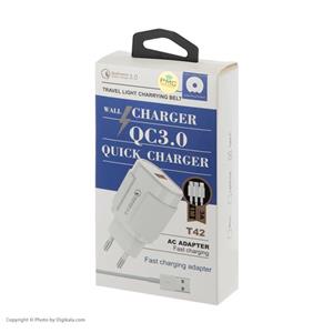 شارژر دیواری دبلیو یو دبلیو مدل T42