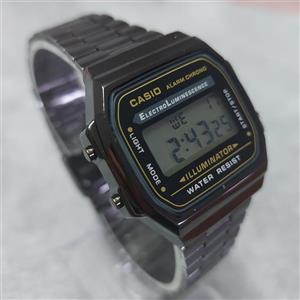 ساعت مردانه کاسیو Casio نوستالژیک مشکی 