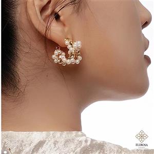 گوشواره مرواریدی زیبا و فشن  با کیفیت.مناسب کادو روز زن و مادر