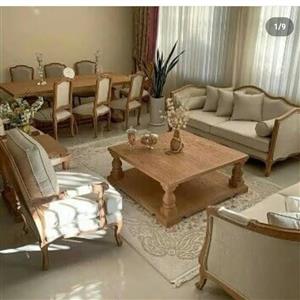 مبل کلاسیک فرانسوی حصیری 