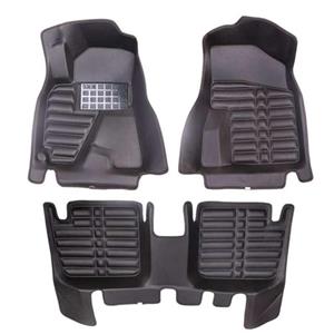 کفپوش 5بعدی وارداتی تارا کفی تارا کفپوش تارا  رنگ مشکی کفی پنج بعدی تارا