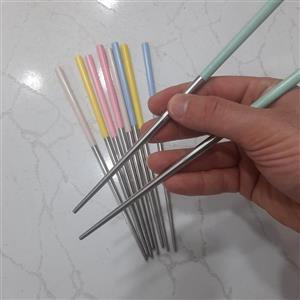 چاپستیک استیل چاپستیک رنگی قاشق چینی استیل 