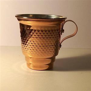 لیوان مسی نانو شده طرح ( 2 لبه ) کار صنعتگران زنجانی