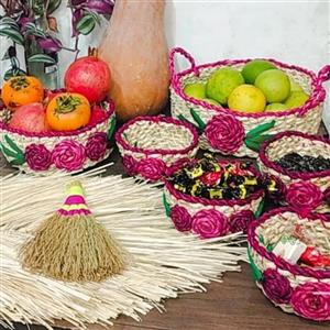 کاسه های آجیل خوری حصیری برای یلدا