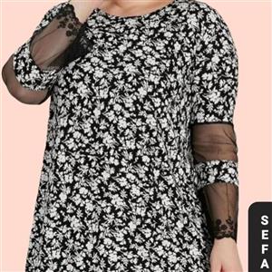 بلوز ویسکوز پنبه ترک کار شده با گیپور