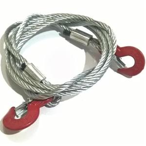 سیم بکسل 3متری دو سر قلاب فولادی ده میل