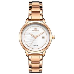 ساعت دخترانه و زنانه ناویفورس اورجینال شرکتی بند فلزی با کیفیت عالی و  یکساله موتور neviforce