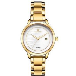 ساعت دخترانه و زنانه ناویفورس اورجینال شرکتی اصلی بند فلزی با کیفیت بالا Neviforce