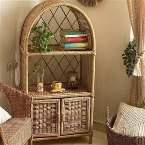 بوفه حصیری شلف حصیری کتابخانه کمد جاگلدانی اسکلت چوبی(هزینه ارسال پسکرایه تیپاکس)