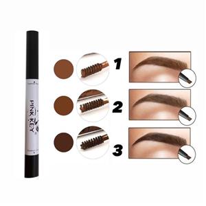 دیفاینر ابرو pink key مداد و ریمل دوکاره  ابرو شماره 2