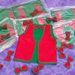 یلدای زیبا با جلیقه های نمدی هندوانه ای واسه کوچولوهاتون