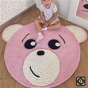 فرشینه خرسی اتاق کودک 3قطر 80