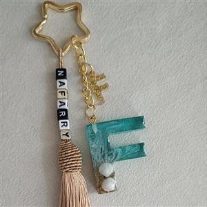 جاکلیدی حروف رزینی 4سانتی طرح دریا