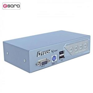 سوییچ KVM چهار پورت دی تک مدل دی تی 8041
