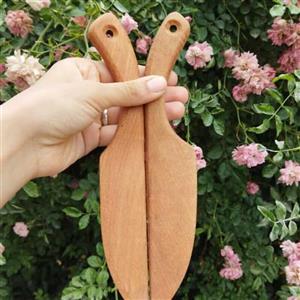 چاقو چوبی (چوب آزاد) مناسب برای برش کیک و...
