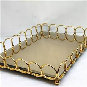 سینی کف آینه مستطیل