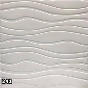 دیوار پوش فومی طرح بامبو سفید