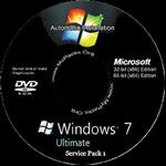 دیسک اوریجینال نقره ای  DVD  Windows 7 Ultimate SP1