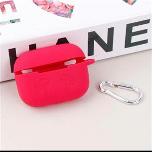 کاور ایرپاد پرو سلیکونی اصلی رنگ گل سرخی