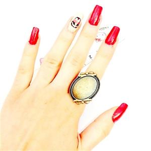 رکاب انگشتر (ابعاد اصلی کار25*18میل)قاب رزین انگشتری برنز فروش دونه ای انگشتر رزین5