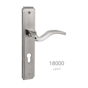 دستگیره درب مدل 18000 کروم مناسب برای درهای اتاق خواب و سرویس بهداشتی
