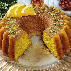 پودر کیک پرتقالی خانگی