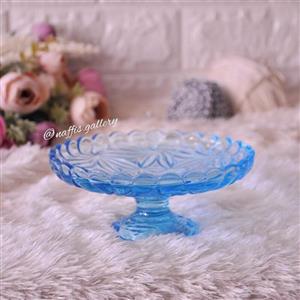 شیرینی خوری بلور مدل قدیمی طرح دوپیچ روسی ساخت چین 