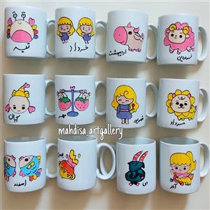 لیوان نماد ماه تولد