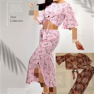 بلوز و شلوار نخی