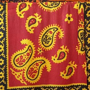 روسری سنتی زنانه لری ( گلونی زنانه لری)  نخ ابریشم 1/5متری