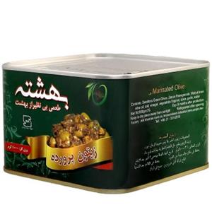 زیتون پرورده یک کیلویی بهشته با طعمی بی نظیر  عمده پک 6 عددی