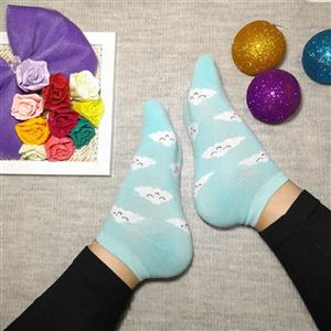 جوراب  ابری  جوراب  مچی نخی زنانه  دخترانه  طرح ابر