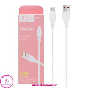 کابل شارژ آیفون  (Lightning)  Denmen مدل  D16L (1 متر)