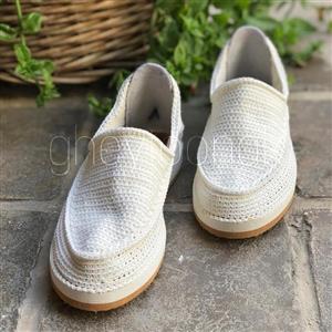 گیوه سفید با زیره میکروآلن
