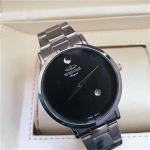 ساعتمچی مردانه الگانس صفحه سیاه Elegance