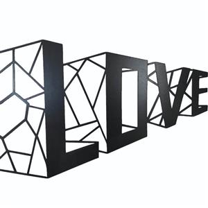 دیوارکوب مشکی طرح لاو